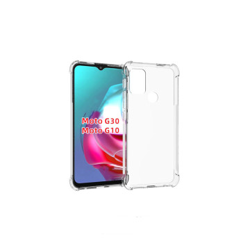 Силиконовый глянцевый транспарентный чехол с усиленными углами для Lenovo K13 Note/Motorola Moto G20/G30 Силиконовый глянцевый транспарентный чехол с усиленными углами для Lenovo K13 Note/Motorola Moto G20/G30