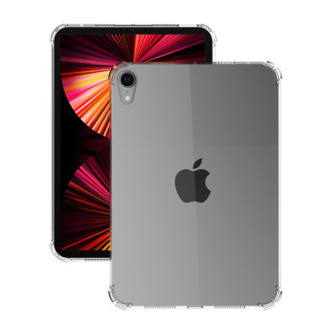 Силиконовый глянцевый транспарентный чехол с усиленными углами для Ipad Mini (2021) 