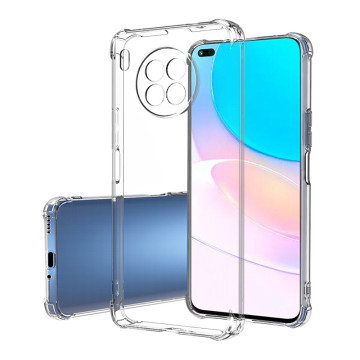 Силиконовый глянцевый транспарентный чехол с усиленными углами для Huawei Nova 8i/Honor 50 Lite Силиконовый глянцевый транспарентный чехол с усиленными углами для Huawei Nova 8i/Honor 50 Lite
