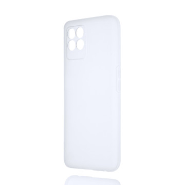 Силиконовый матовый полупрозрачный чехол для Realme 8i/Narzo 50