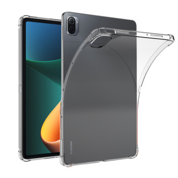 Силиконовый глянцевый транспарентный чехол с усиленными углами для Xiaomi Pad 5 