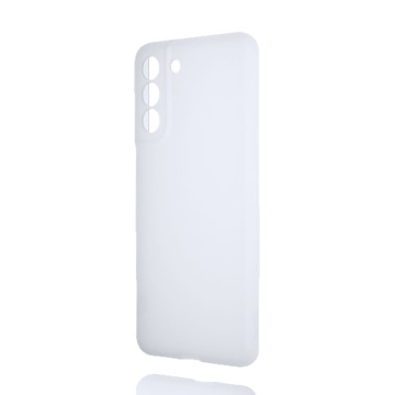 Силиконовый матовый полупрозрачный чехол для Samsung Galaxy S21 FE