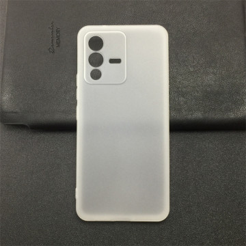 Силиконовый матовый полупрозрачный чехол для Vivo V23 