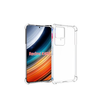 Силиконовый глянцевый транспарентный чехол с усиленными углами для Xiaomi Poco F4 Силиконовый глянцевый транспарентный чехол с усиленными углами для Xiaomi Poco F4