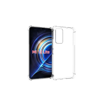 Силиконовый глянцевый транспарентный чехол с усиленными углами для Xiaomi 12 Lite