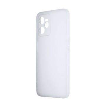 Силиконовый матовый полупрозрачный чехол для Realme C35 Силиконовый матовый полупрозрачный чехол для Realme C35