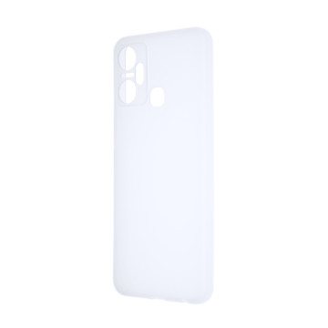 Силиконовый матовый полупрозрачный чехол для Infinix Smart 6 Plus