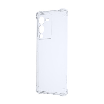 Силиконовый глянцевый транспарентный чехол с усиленными углами для Vivo V25 Pro Силиконовый глянцевый транспарентный чехол с усиленными углами для Vivo V25 Pro