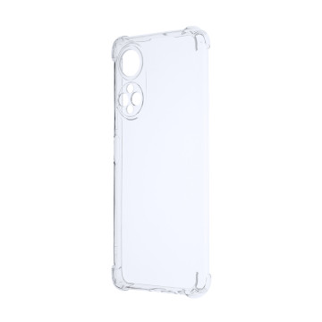 Силиконовый глянцевый транспарентный чехол с усиленными углами для Huawei Honor X7