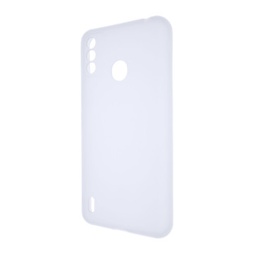 Силиконовый матовый полупрозрачный чехол для Itel A48