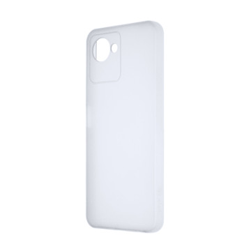 Силиконовый матовый полупрозрачный чехол для Realme C30s