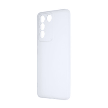 Силиконовый матовый полупрозрачный чехол для Vivo V27e/T2 Силиконовый матовый полупрозрачный чехол для Vivo V27e/T2