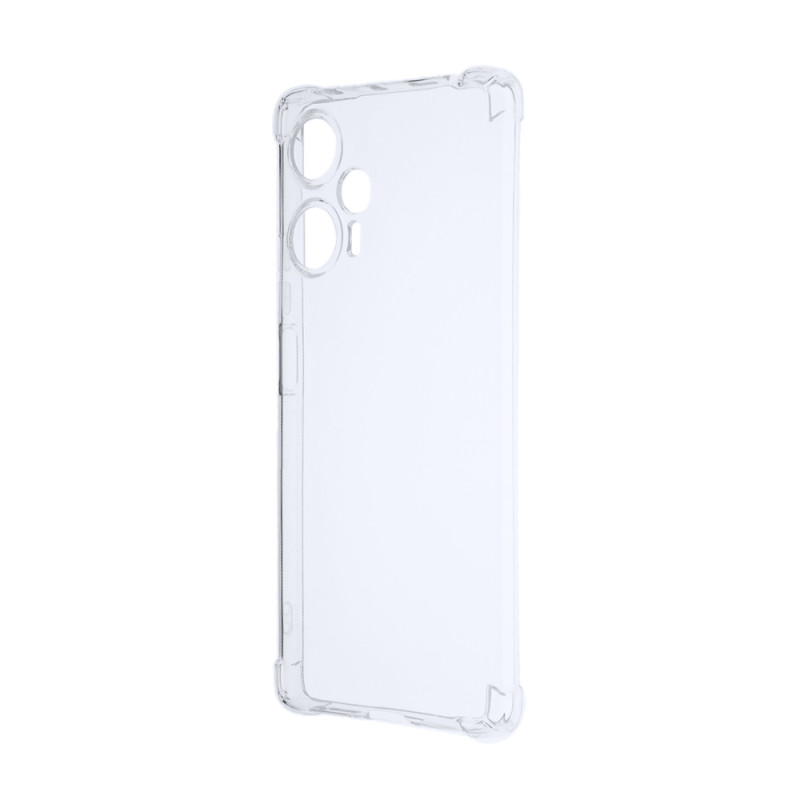 Силиконовый глянцевый транспарентный чехол с усиленными углами для XIaomi Poco F5/RedMi Note 12 Turbo Силиконовый глянцевый транспарентный чехол с усиленными углами для XIaomi Poco F5/RedMi Note 12 Turbo