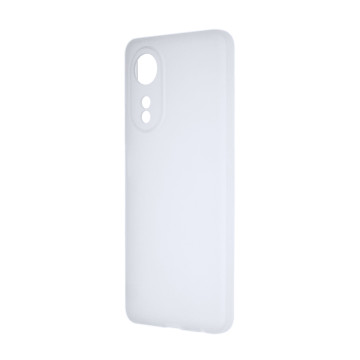Силиконовый матовый полупрозрачный чехол для OPPO A58 4G Силиконовый матовый полупрозрачный чехол для OPPO A58 4G
