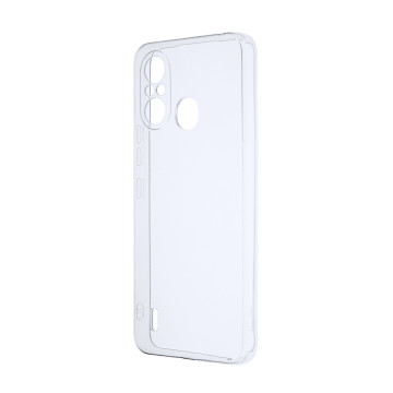 Силиконовый матовый полупрозрачный чехол для Itel A49