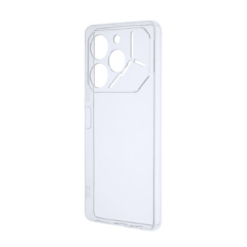 Силиконовый матовый полупрозрачный чехол для Tecno Pova 6 Pro 5G Силиконовый матовый полупрозрачный чехол для Tecno Pova 6 Pro 5G