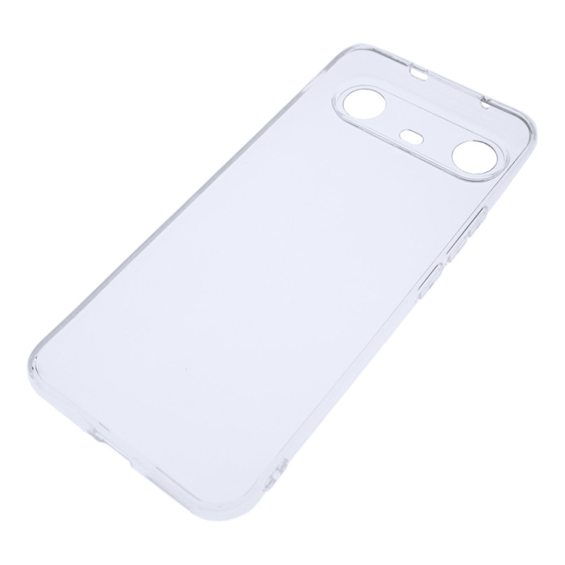 Силиконовый матовый полупрозрачный чехол для Tecno Spark Slim, Pova Slim 5G Силиконовый матовый полупрозрачный чехол для Tecno Spark Slim, Pova Slim 5G