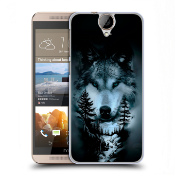 Пластиковый чехол на HTC One E9+ с принтом Лесной волк Пластиковый чехол на HTC One E9+ с принтом Лесной волк