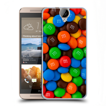 Пластиковый чехол на HTC One E9+ с принтом Конфеты