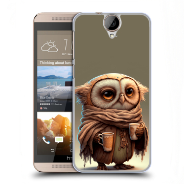 Пластиковый чехол на HTC One E9+ с принтом Сова