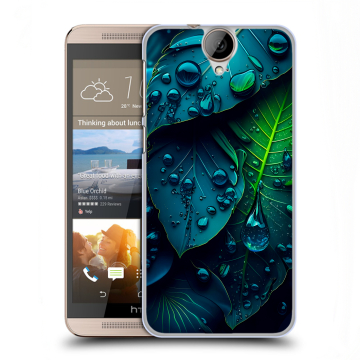 Пластиковый чехол на HTC One E9+ с принтом Листья
