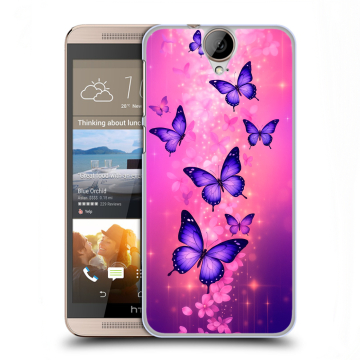 Пластиковый чехол на HTC One E9+ с принтом Бабочки