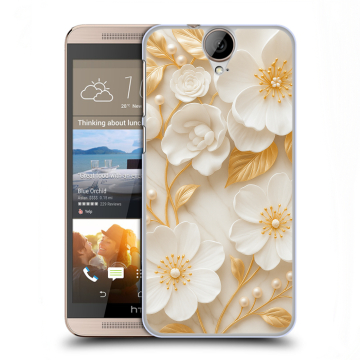 Пластиковый чехол на HTC One E9+ с принтом Цветы