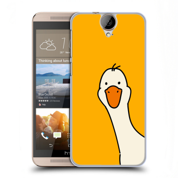 Пластиковый чехол на HTC One E9+ с принтом Утка
