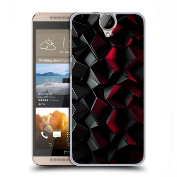Пластиковый чехол на HTC One E9+ с принтом Абстракция