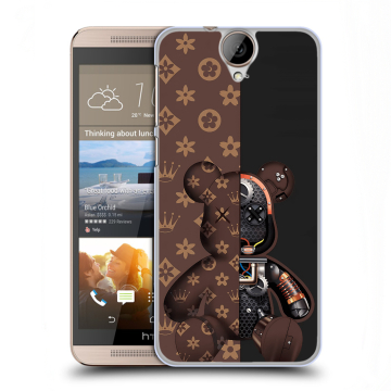 Пластиковый чехол на HTC One E9+ с принтом Луи робот
