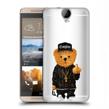 Пластиковый чехол на HTC One E9+ с принтом Плюшевый медведь