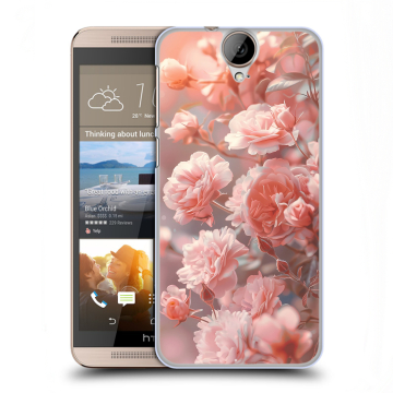 Пластиковый чехол на HTC One E9+ с принтом Розовые розы