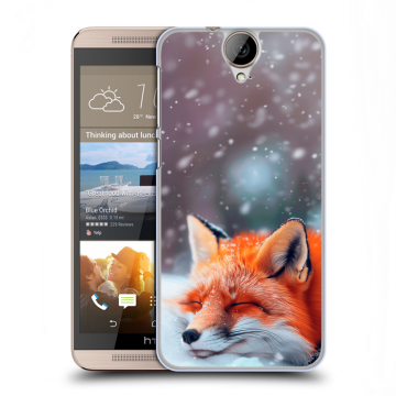 Пластиковый чехол на HTC One E9+ с принтом лиса