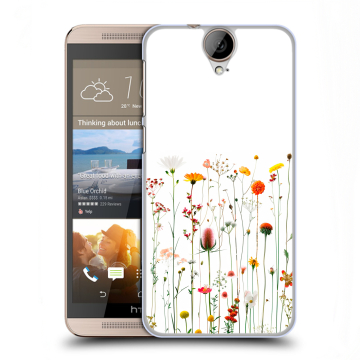 Пластиковый чехол на HTC One E9+ с принтом цветы