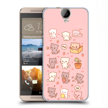 Пластиковый чехол на HTC One E9+ с принтом Hello Kitty Хелоу Кити