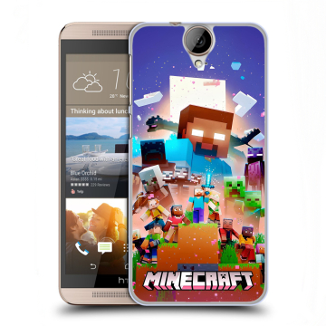 Пластиковый чехол на HTC One E9+ с принтом Майнкрафт Minecraft Пластиковый чехол на HTC One E9+ с принтом Майнкрафт Minecraft