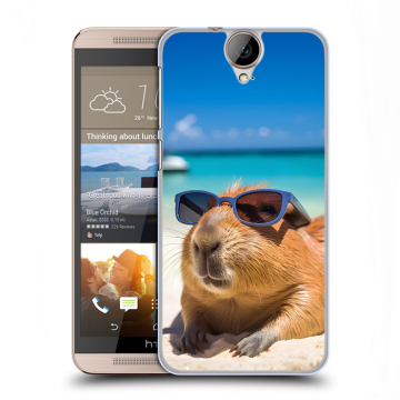 Пластиковый чехол на HTC One E9+ с принтом Капибара