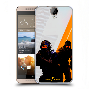 Пластиковый чехол на HTC One E9+ с принтом Контер страйк Counter strike