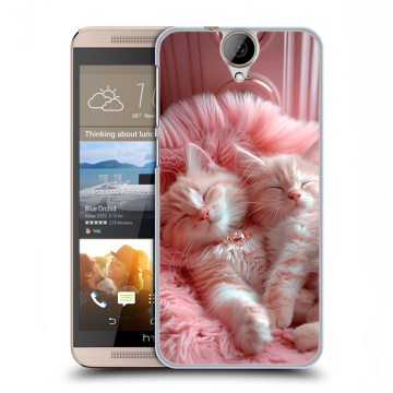 Пластиковый чехол на HTC One E9+ с принтом котята котики Пластиковый чехол на HTC One E9+ с принтом котята котики