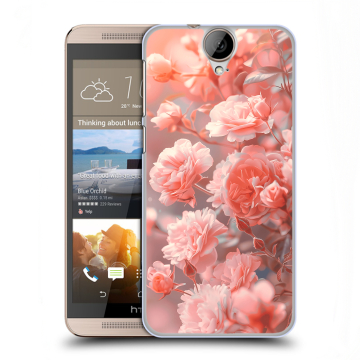 Пластиковый чехол на HTC One E9+ с принтом Розы цветы