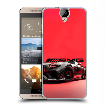 Пластиковый чехол на HTC One E9+ с принтом Мерседес Mercedes AMG