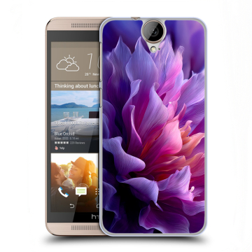 Пластиковый чехол на HTC One E9+ с принтом женский цветы