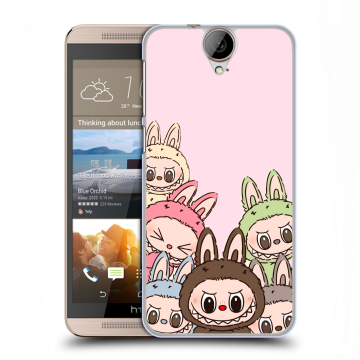 Пластиковый чехол на HTC One E9+ с принтом Лабубу