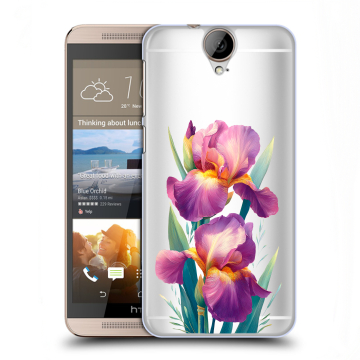 Пластиковый чехол на HTC One E9+ с принтом Цветы орхидеи