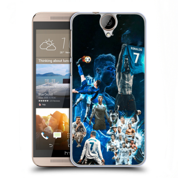 Пластиковый чехол на HTC One E9+ с принтом Реал Роналдо Пластиковый чехол на HTC One E9+ с принтом Реал Роналдо
