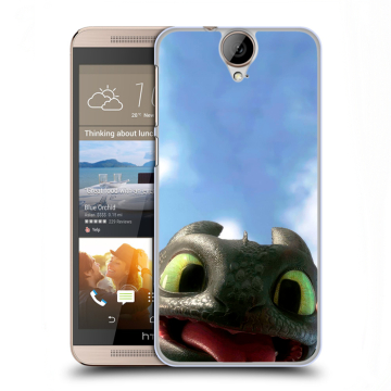 Пластиковый чехол на HTC One E9+ с принтом Как приручить дракона
