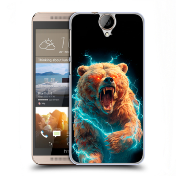 Пластиковый чехол на HTC One E9+ с принтом Медведь