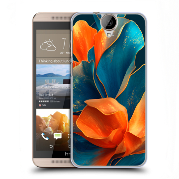 Пластиковый чехол на HTC One E9+ с принтом Цветы