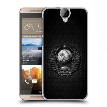 Пластиковый чехол на HTC One E9+ с принтом Герб Флаг СССР Пластиковый чехол на HTC One E9+ с принтом Герб Флаг СССР