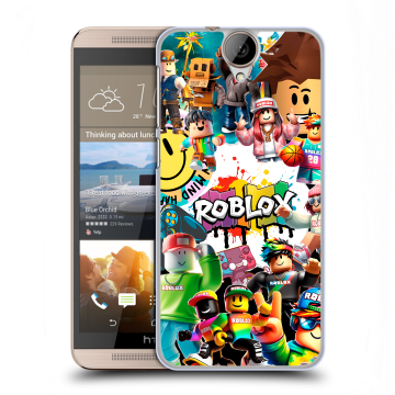 Пластиковый чехол на HTC One E9+ с принтом Roblox Роблокс Пластиковый чехол на HTC One E9+ с принтом Roblox Роблокс
